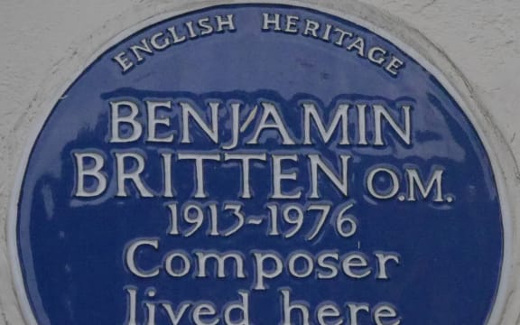 Britten plaque