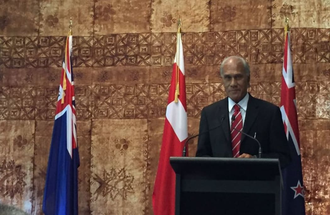 'Akilisi Pohiva in Auckland