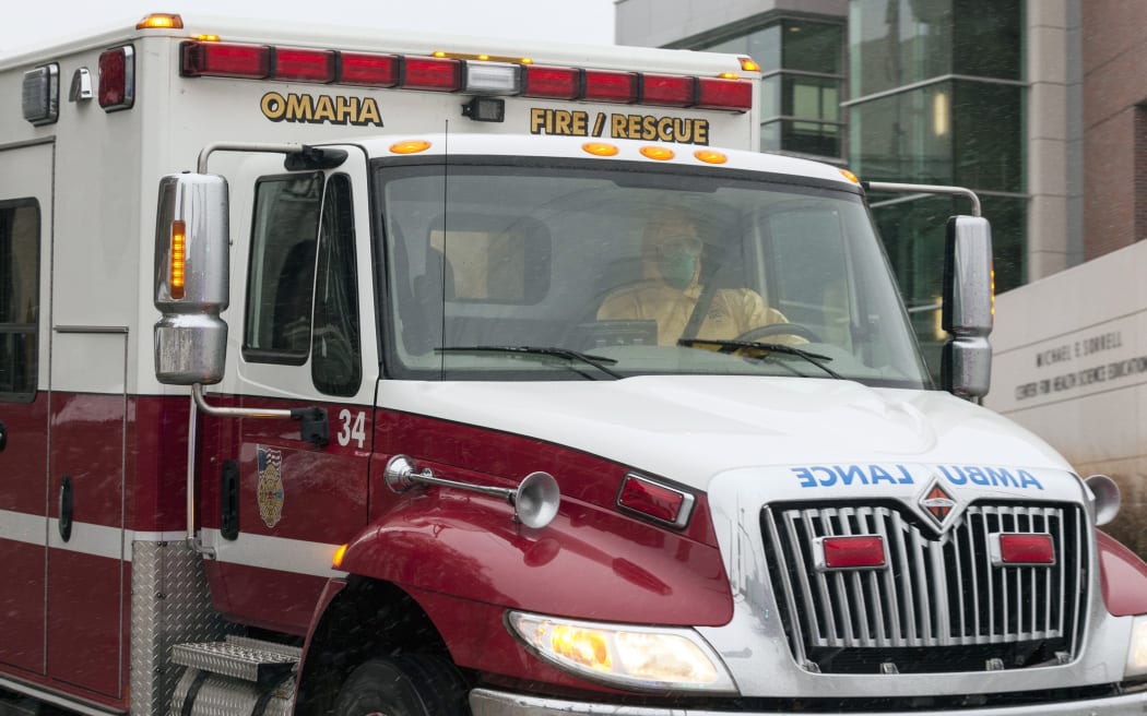 Dr Martin Salia arrived for treatment in Nebraska on Saturday,