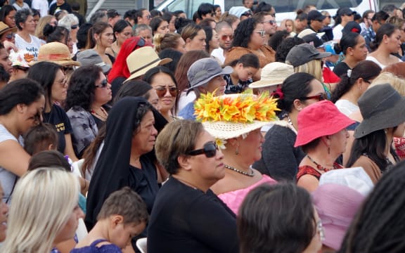Hundreds turned out at Te Wananga O Aotearoa in Auckland.