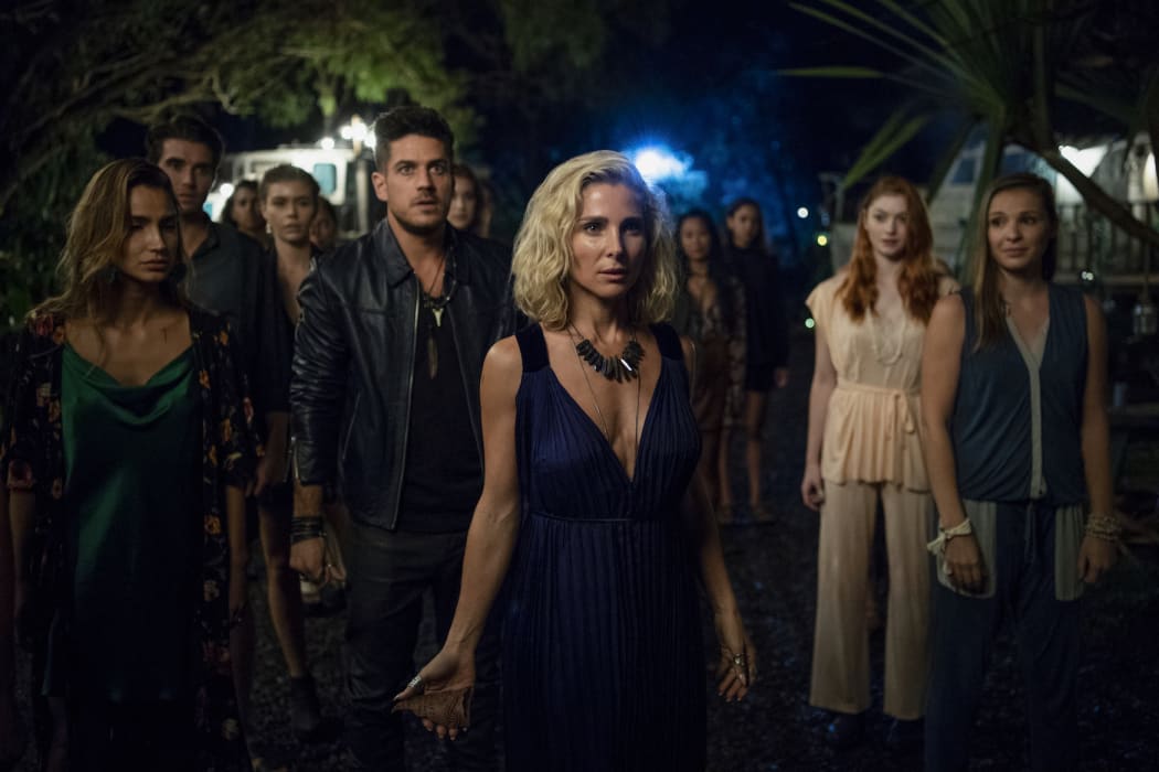 The Tidelanders confront an interloper in the new Australian Netflix show Tidelands.
