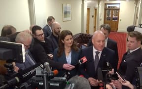 The press pack pressure a reluctant Luxon on day one as PM-elect.