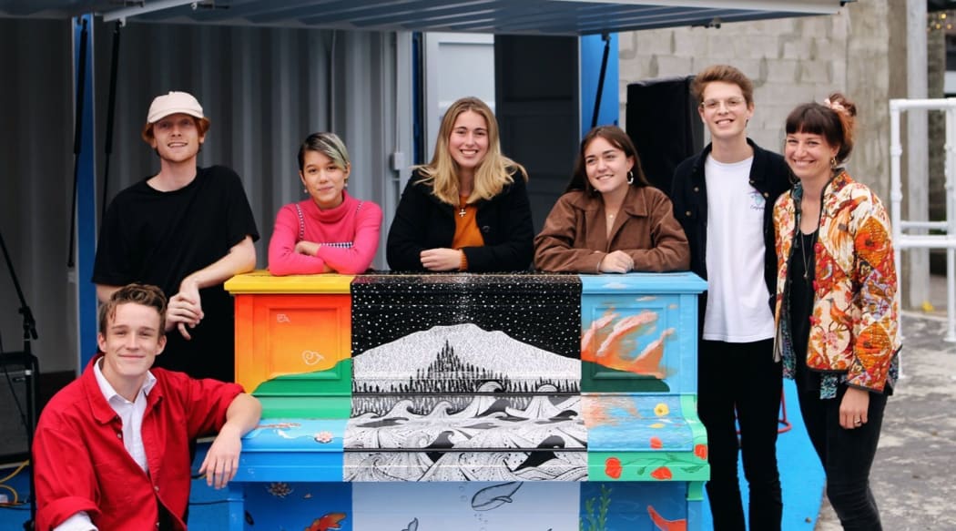Youth Arts Team with Matthew Goldsworthy, Zak Devey, Harrison Sugrue, Isabella Adams,
Chelsea-Mae Wheeler, Tyler Sullivan,
Laura Armstrong.