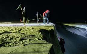 Winter crevasse training down at Scott Base.