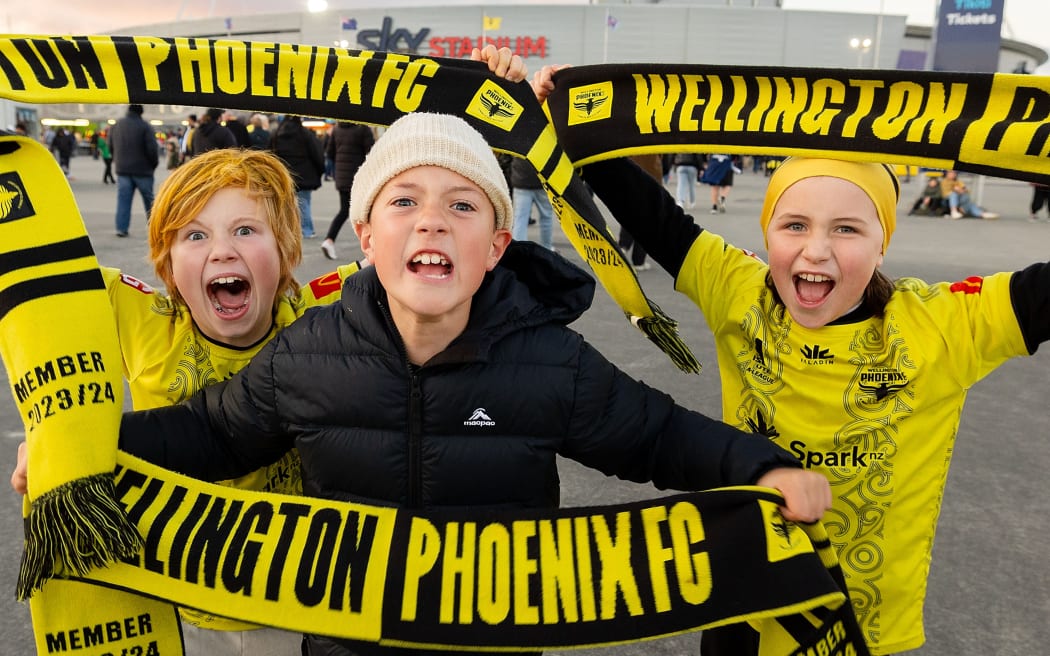 Fans during the A-League Men’s Semi Final 1 (2nd leg) - Wellington Phoenix v Melbourne.