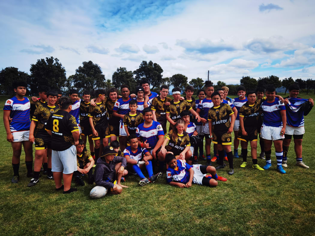 The u-13 Petone Panthers.