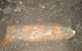 Unexploded ordnance found in the CBD in Solomon Islands' capital Honiara. Police said this  type of World War II shell is uncommon and has not been found before in Honiara's central business district.