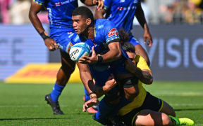 Fijian Drua v Hurricanes in Napier. 22 February 2025.