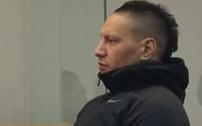 Rollie Heke appears for sentencing at the High Court in Wellington.