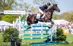 The 2018 Title Winner: NZL-Jonelle Price rides Classic Moet during the CCI4* Showjumping. Mitsubishi Motors Badminton Horse Trials, Gloucestershire, Great Britain. Sunday 6 May. Copyright Photo: Libby Law Photography