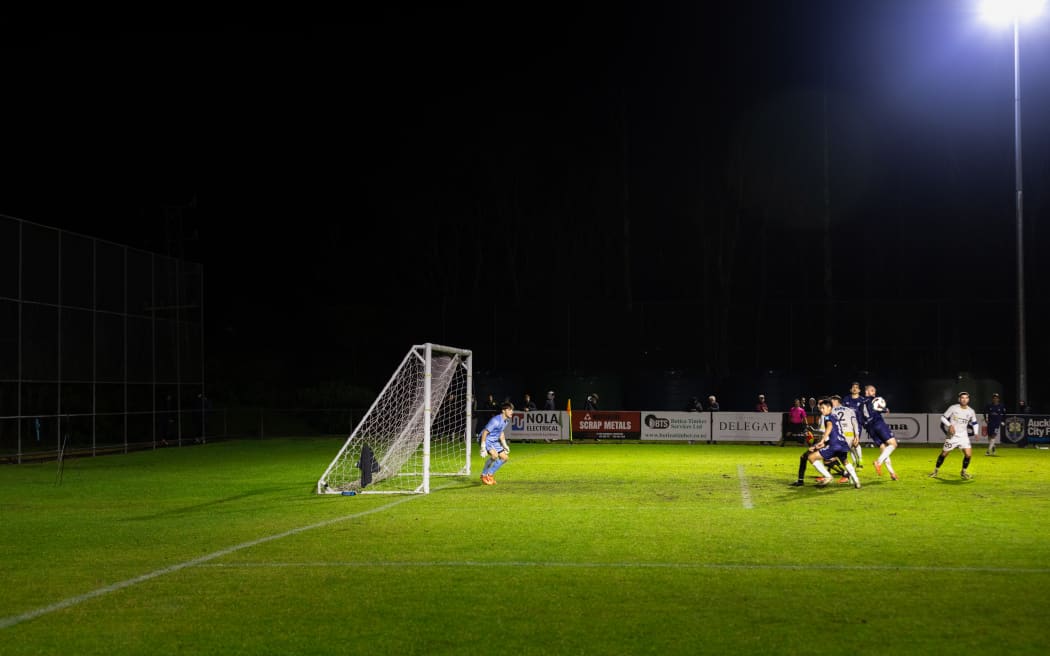 Scenes from Auckland City FC v. Eastern Suburbs AFC in Te Atatu South on Tuesday 19 August 2025.