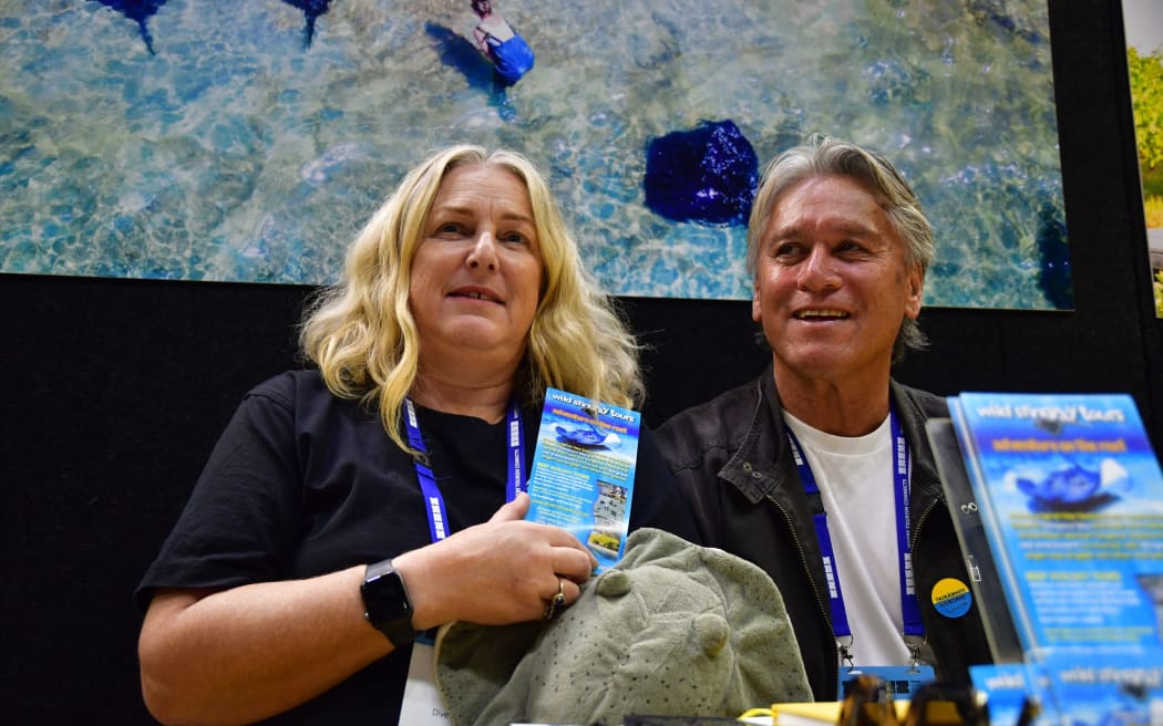 Dive Tatapouri owners Chris and Dean Savage at TRENZ 2025.