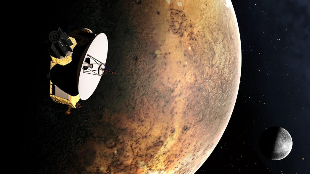 An artist's impression of New Horizons, which is expected to arrive at Pluto in July 2015.