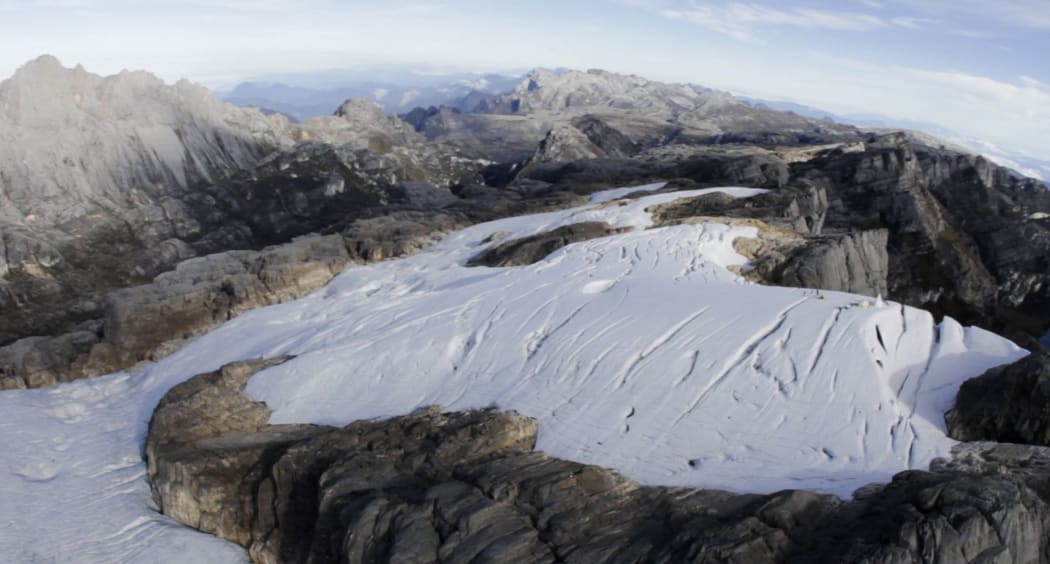 The Puncak Jaya mountains in Indonesia's Papua region