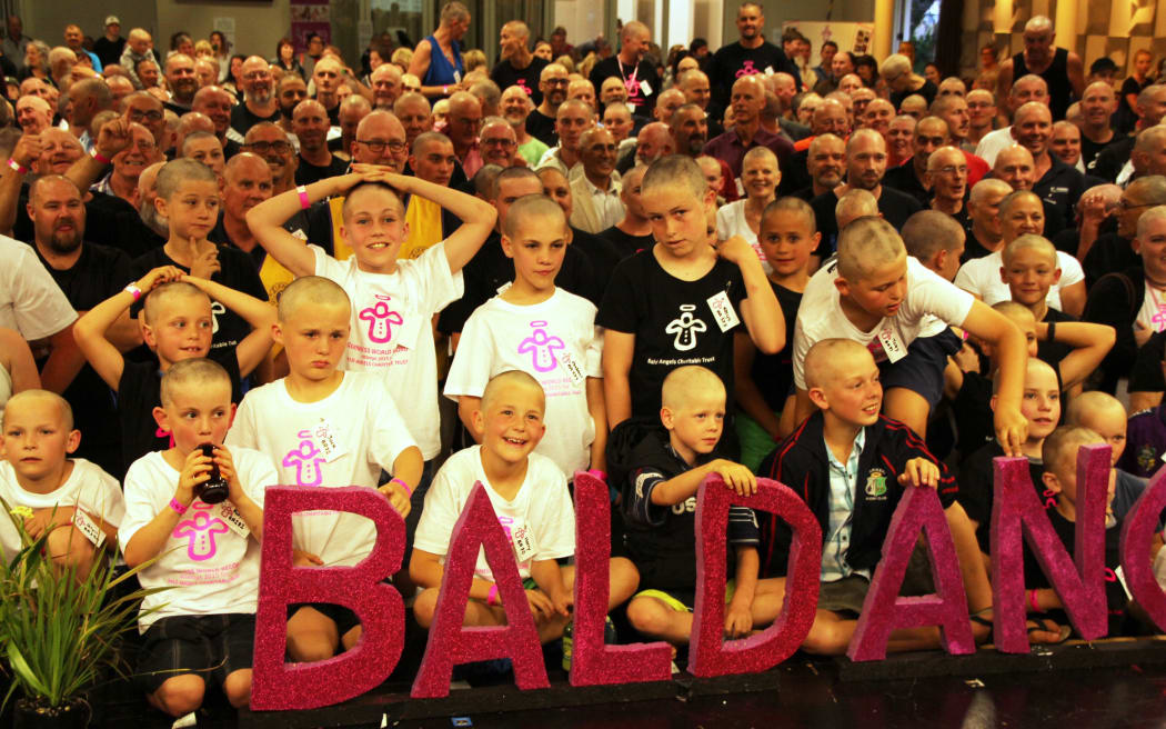 Ten years ago Kerikeri's Bald Angels set a world record by shaving 462 heads in an hour.