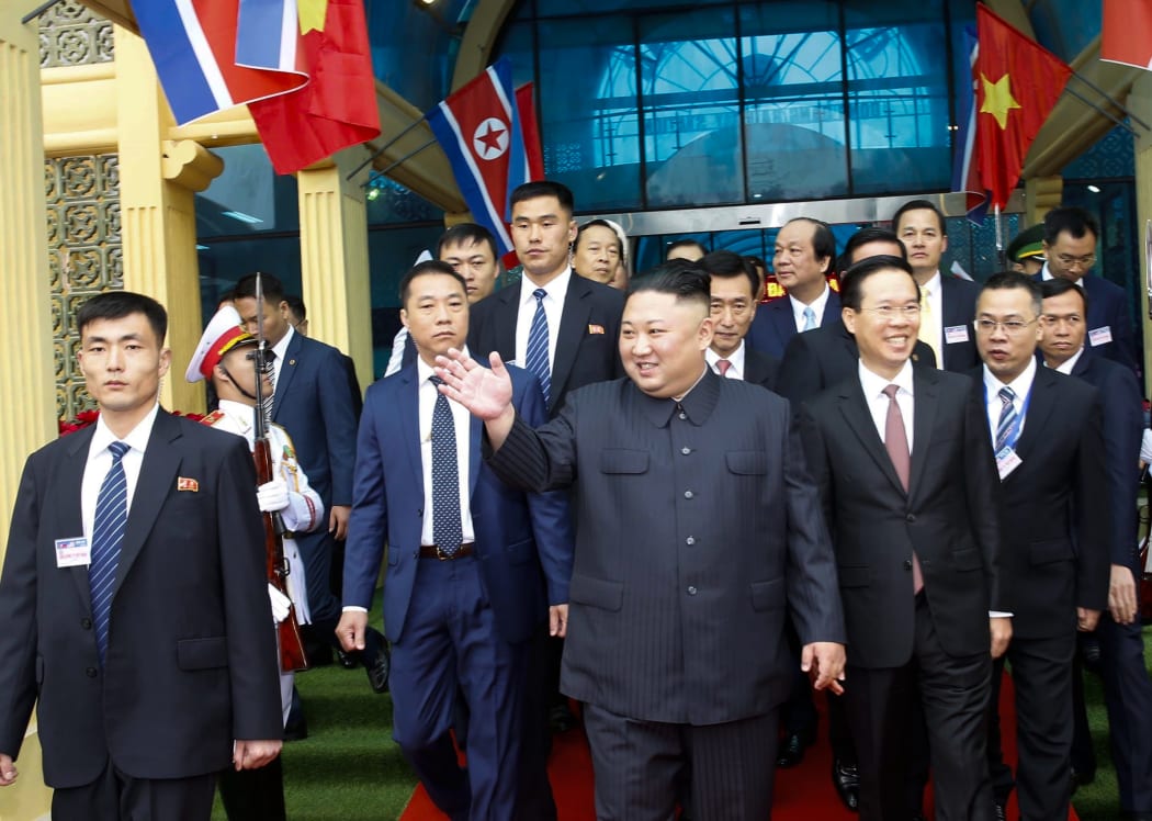 North Korean leader Kim Jong Un crossed into Vietnam on 26 February after a marathon train journey for a second summit with Donald Trump.