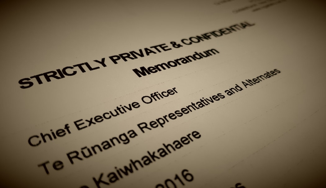 The leaked documents allege nepotism and corruption are creeping into the way the iwi conducted itself.