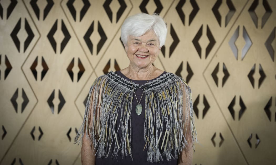 Fibre artist Maureen Lander was taught how to weave by the late Diggeress Te Kanawa.