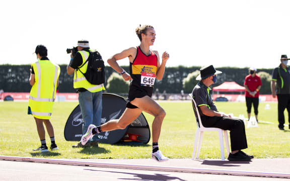 New Zealand middle distance runner Sam Tanner.