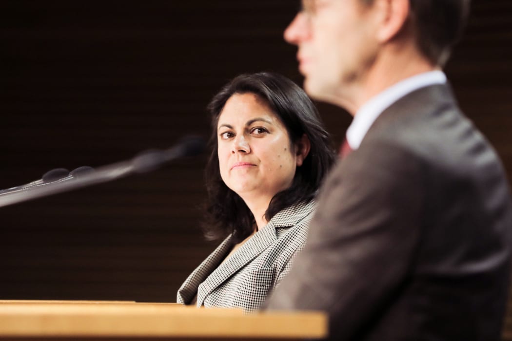 Director-General of Health Dr Ashley Bloomfield, and Associate Health Minister Dr Ayesha Verrall.