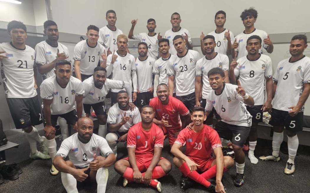 The Fiji men's football team started their warm-up for the Oceania World Cup qualifier semi-finals with a 3-0 win over Auckland United on Wednesday 5 March 2025.