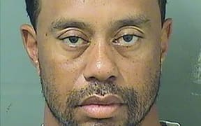 This photo released by the Palm Beach County Sheriff’s Office shows Tiger Woods following his arrest.