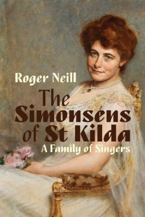 Book cover art: The Simonsens of St Kilda