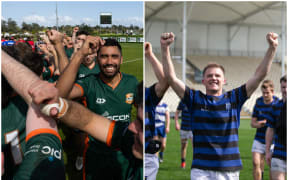Pakuranga and HSOB compete in the 2024 U85ks National Club Cup final.