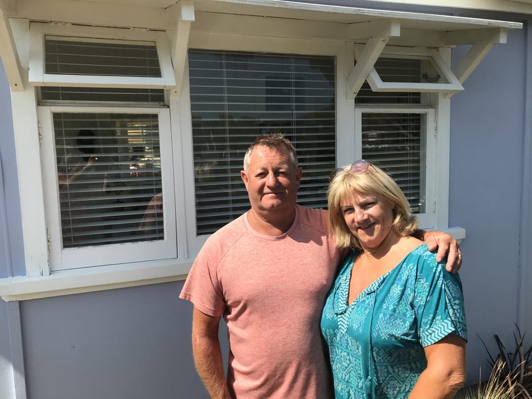 Graham and Sandi Dunn at their Tait Bach.