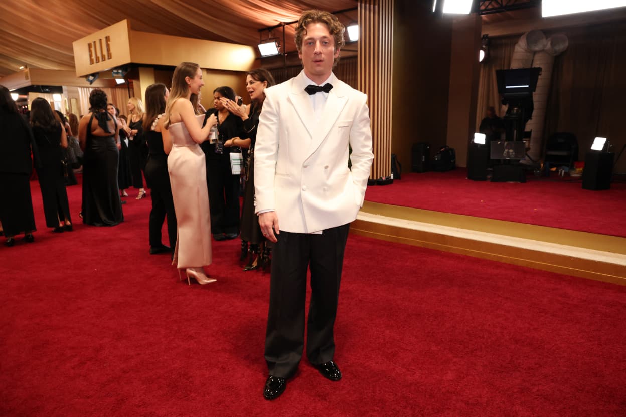 US actor Jeremy Allen White attends the 32nd Annual Actor Awards at the Shrine Auditorium in Los Angeles on March 1, 2026. (Photo by VALERIE MACON / AFP)