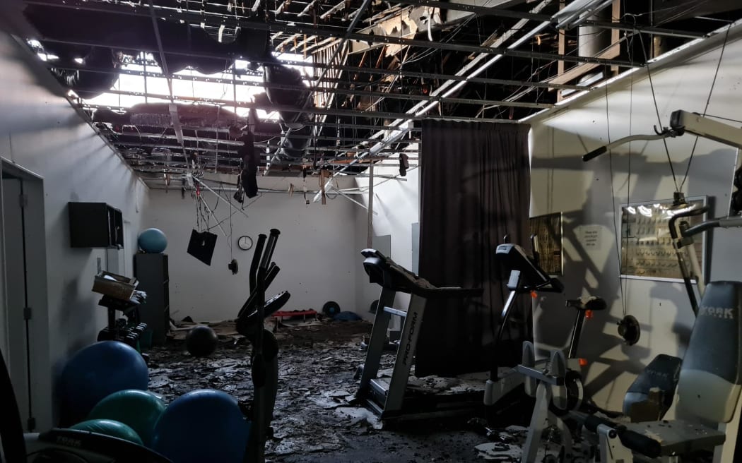 Businesses in South Auckland's Takanini have been damaged by a fire on 22 March, 2023.