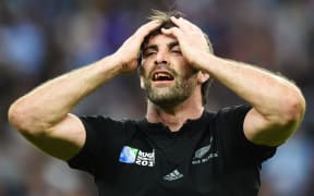 Conrad Smith during the All Blacks' World Cup Test against Argentina, 2015.