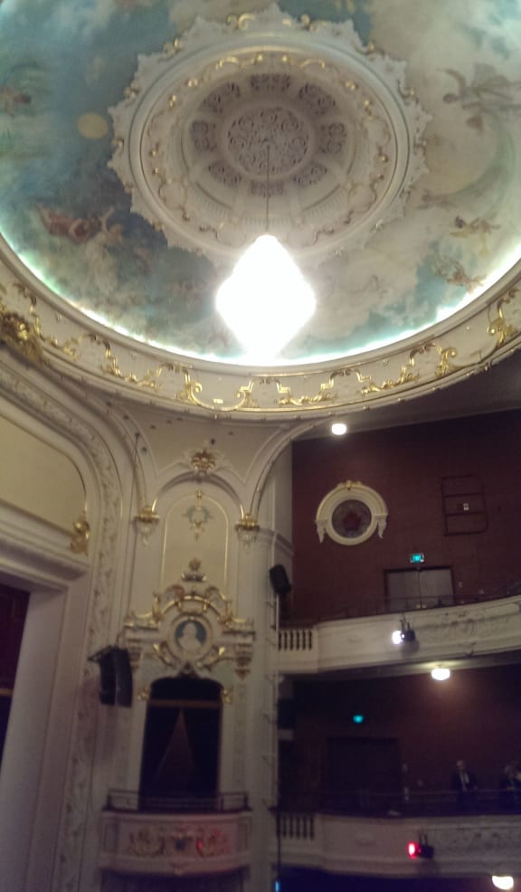The restored dome.