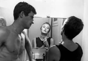 Movie still from the 1960 Jean-Luc Godard film Breathless