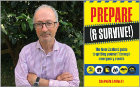 An image of Stephen Barnett and his book.