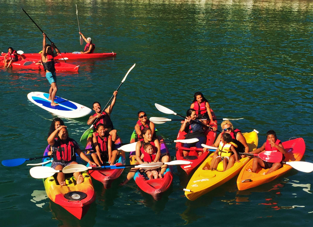 Kayakers from The Boatshed.