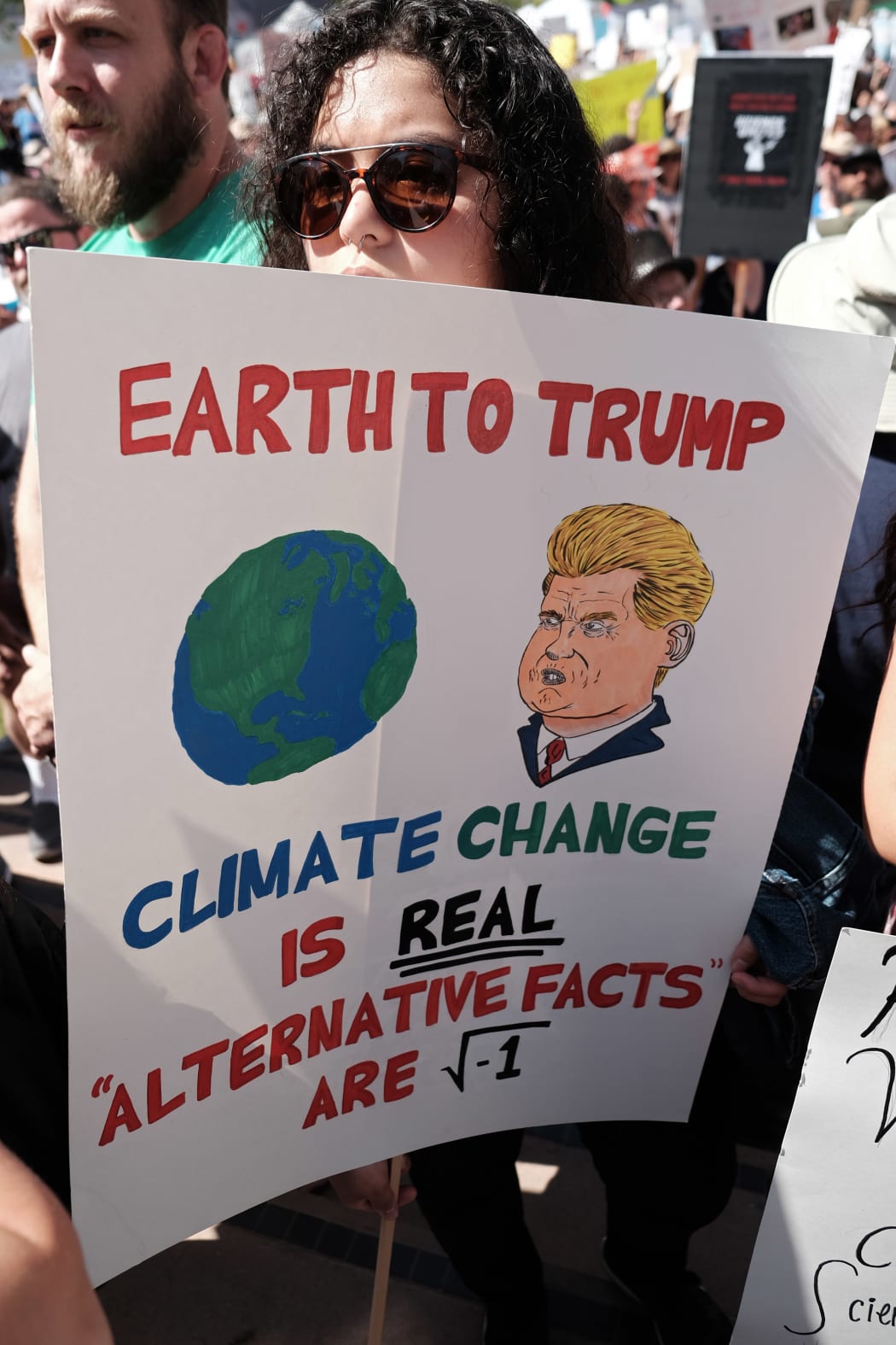 Scientists and supporters gather in Pershing Square for a March for Science on April 22, 2017 in Los Angeles, California.
