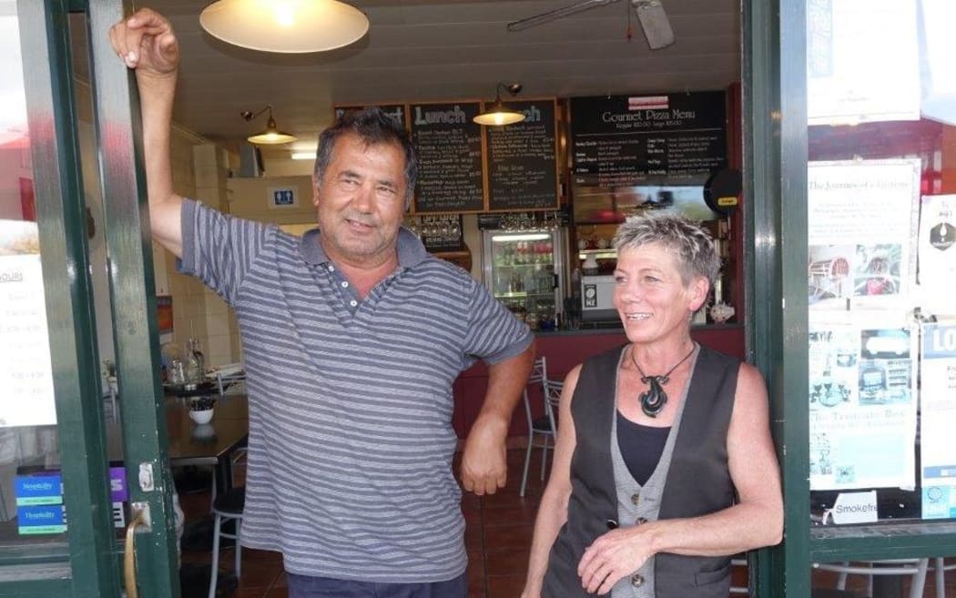 Wakefield business owners John Lawson and Tanya Lemon have mixed views on whether the trail will boost business in the area