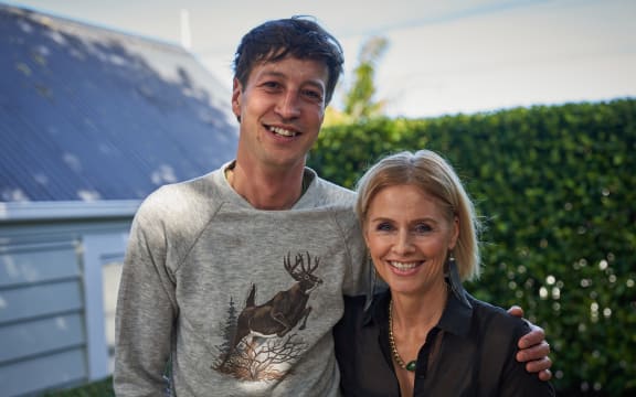 Marlon Williams poses after an interview with Saturday Morning's Mihi Forbes about his new album Te Whare Tīwekaweka.