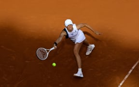 Polish tennis player Iga Swiatek at the French Open.