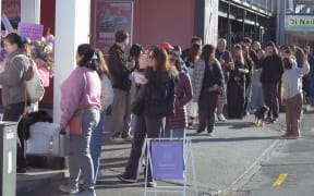 A queue outside Fankery