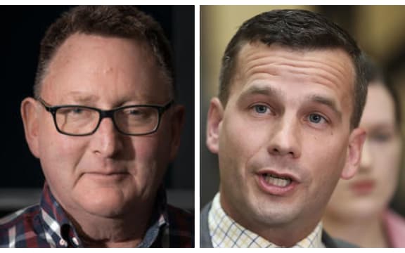 Reserve Bank governor Adrian Orr and ACT Party leader David Seymour.