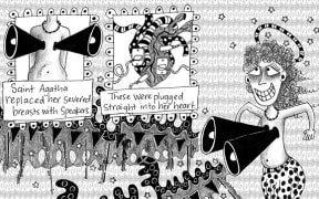 An excerpt from Indira Neville's story in Sonic Comic.