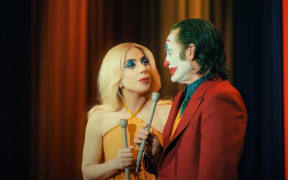 Joaquin Phoenix and Lady Gaga in Joker: Folie à Deux.