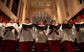 Easter Sunday Service at the Wellington Cathedral of St Paul