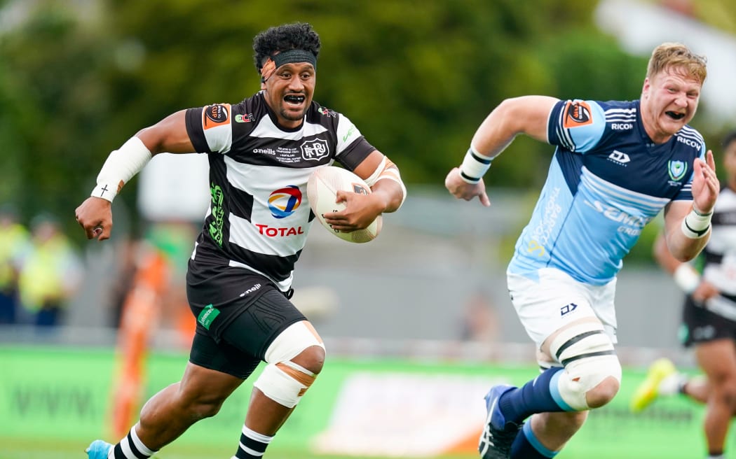 Manu Samoa winger Neria Fomai starred for Hawke's Bay in last year's NPC.