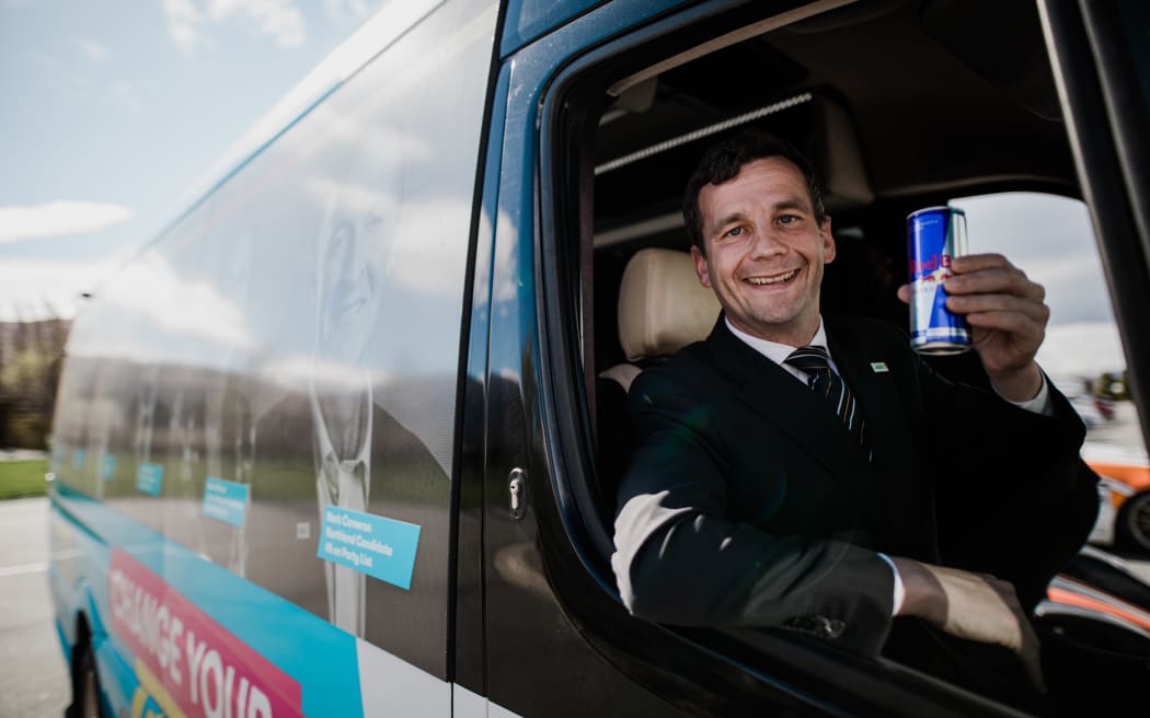 ACT leader David Seymour, on the Election 2020 campaign trail.