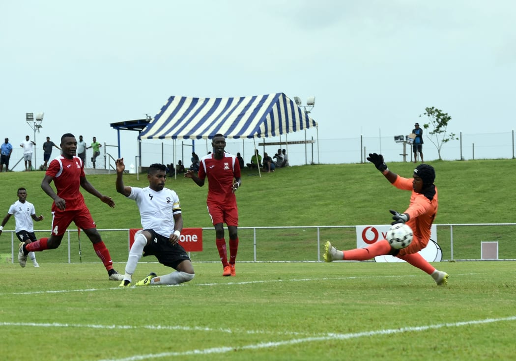 Roy Krishna scored the only goal of the match.