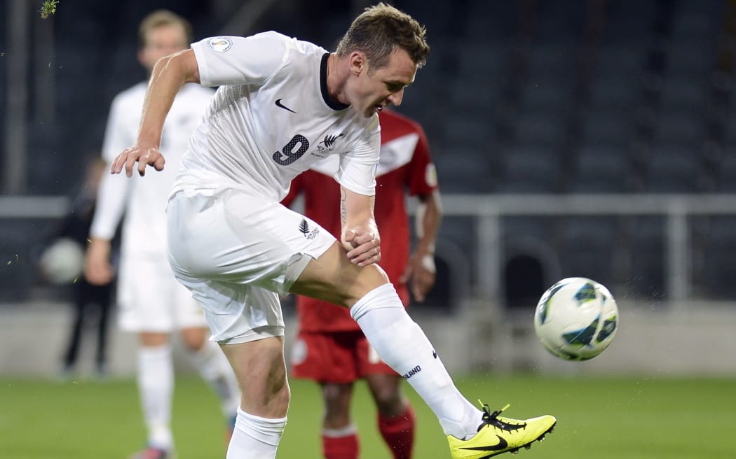All Whites striker Shane Smeltz.