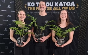 Swimmers from Dunedin's Neptune club that qualified for the Paris Olympics Caitlin Deans, Kane Follows and Erika Fairweather.